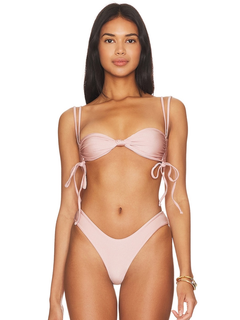 LPA Blush Pink Tie-Side Bikini Set
